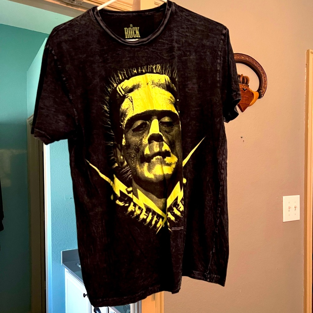 Frankenstein’s monster stone washed shirt